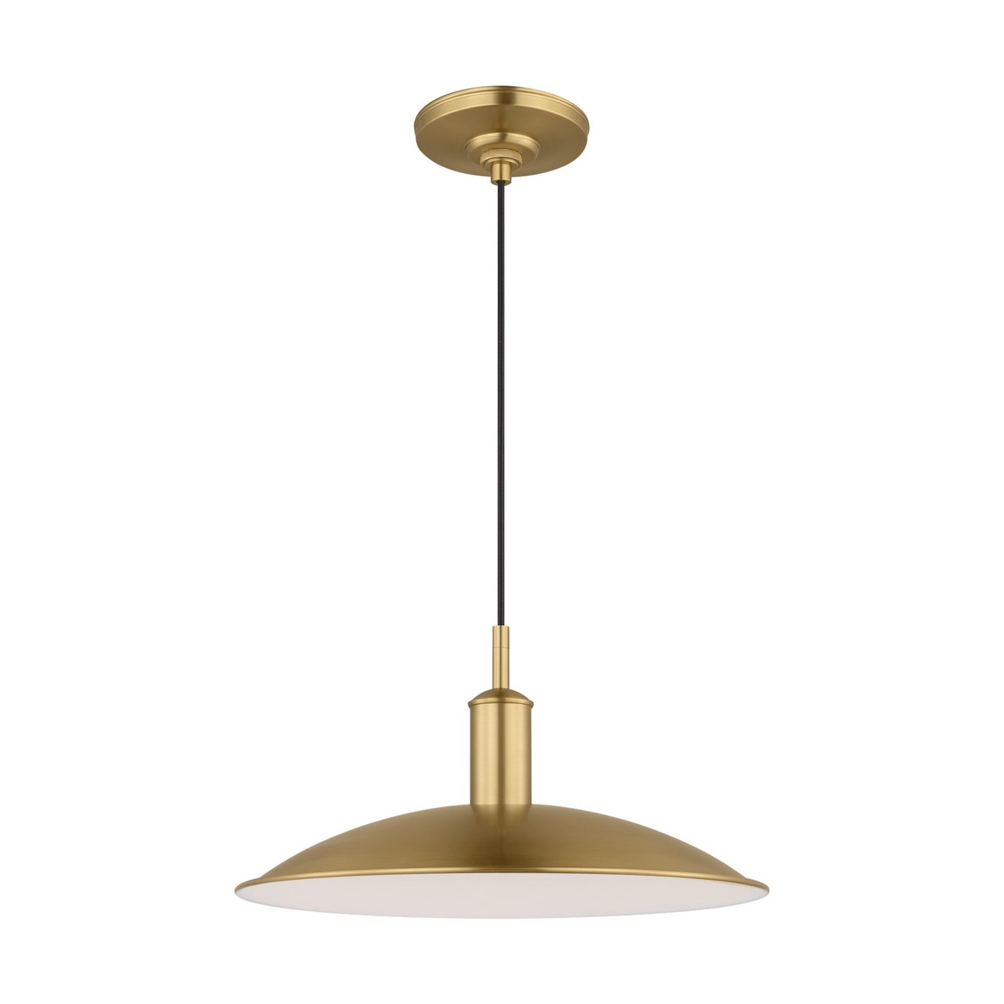 Dash LED Pendant in Burnished Brass