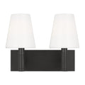 Beckham Classic Two Light Vanity in Aged Iron