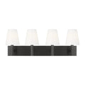 Beckham Classic Four Light Vanity in Aged Iron