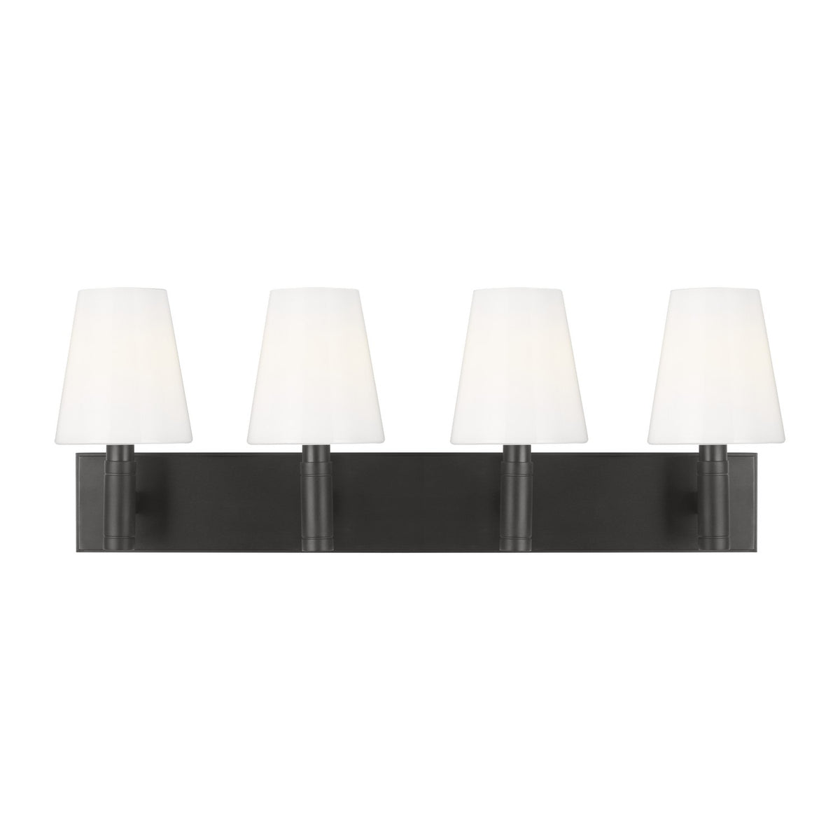 Beckham Classic Four Light Vanity in Aged Iron