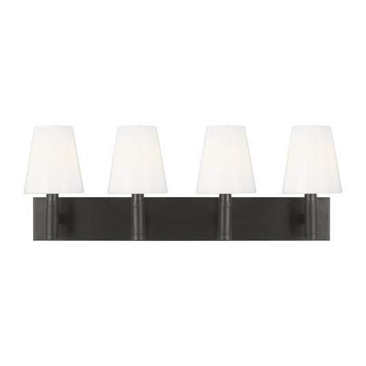 Beckham Classic Four Light Vanity in Aged Iron