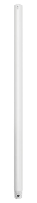 24" Downrod Downrod in Chalk White