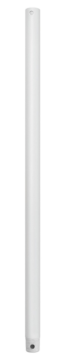 24" Downrod Downrod in Matte White