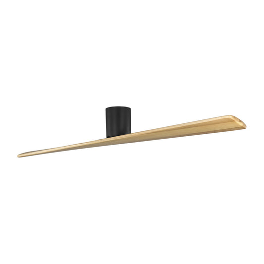 Plank Smart 72 Hugger 72" Ceiling Fan in Midnight Black