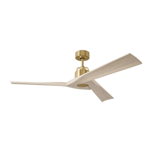 Alma Smart 52 52" Ceiling Fan in Burnished Brass