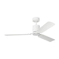 Cleancut Smart 54 LED 54" Ceiling Fan in Matte White