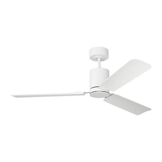 Cleancut Smart 54 LED 54" Ceiling Fan in Matte White