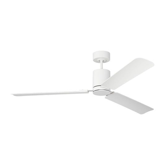 Cleancut Smart 62 LED 62" Ceiling Fan in Matte White