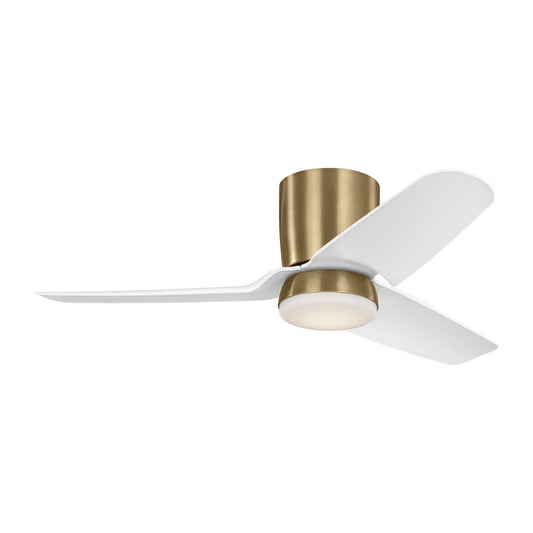 Colgin 44 Hugger LED 44" Ceiling Fan in Satin Brass