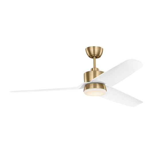 Colgin 56 LED 56" Ceiling Fan in Satin Brass