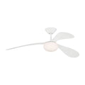 Drape Smart 58 LED 58" Ceiling Fan in Matte White