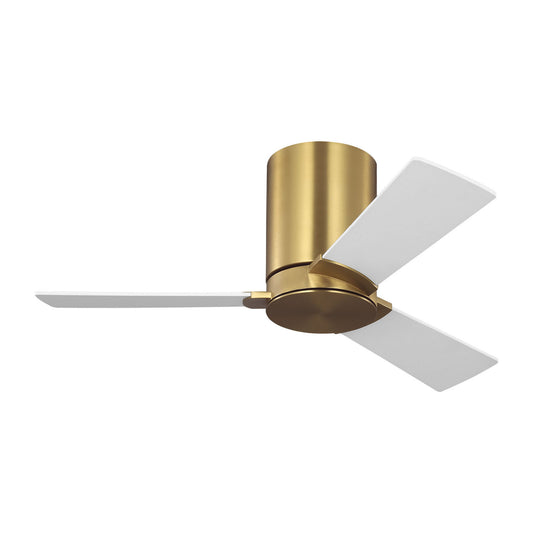 Rozzen 32 Hugger 32" Ceiling Fan in Burnished Brass
