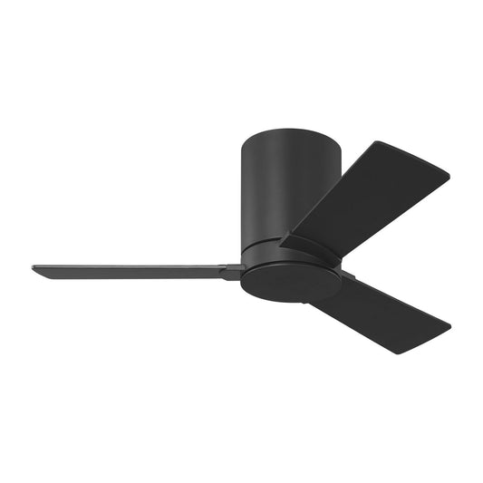 Rozzen 32 Hugger 32" Ceiling Fan in Midnight Black