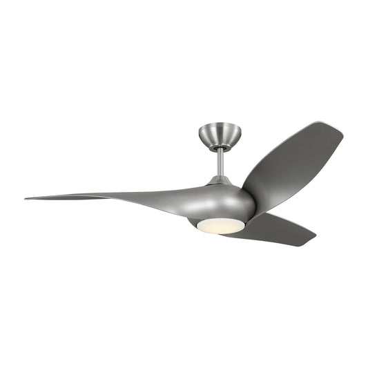 Topan Smart 52 LED 52" Ceiling Fan in Brushed Steel