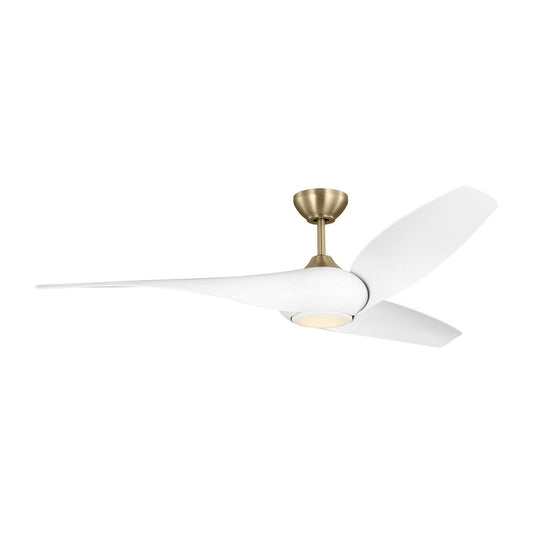 Topan Smart 60 LED 60" Ceiling Fan in Burnished Brass