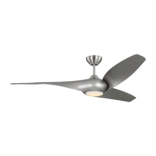 Topan Smart 60 LED 60" Ceiling Fan in Brushed Steel