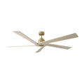 Aspen 70 70" Ceiling Fan in Burnished Brass