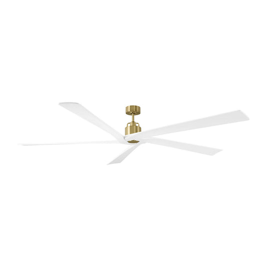 Aspen 84 84" Ceiling Fan in Burnished Brass