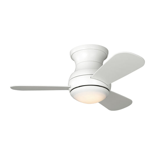 Orbis 32 Hugger LED 32"Ceiling Fan in Matte White