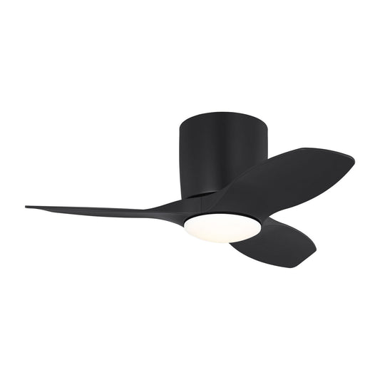 Titus 32 Hugger LED 32"Ceiling Fan in Midnight Black