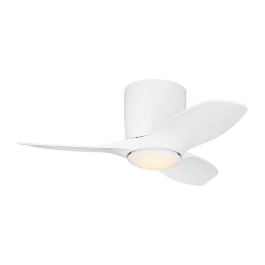 Titus 32 Hugger LED 32"Ceiling Fan in Matte White