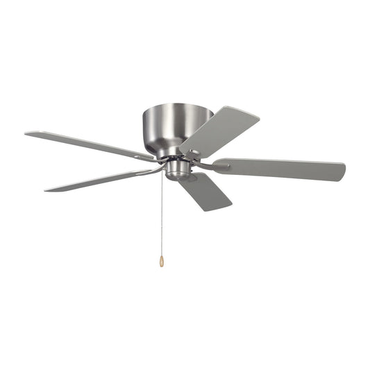 Linden 52 Hugger 52"Ceiling Fan in Brushed Steel