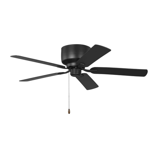 Linden 52 Hugger 52"Ceiling Fan in Midnight Black