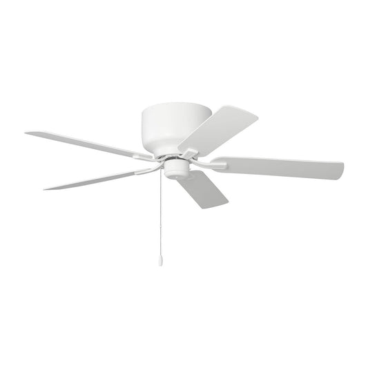 Linden 52 Hugger 52"Ceiling Fan in Matte White