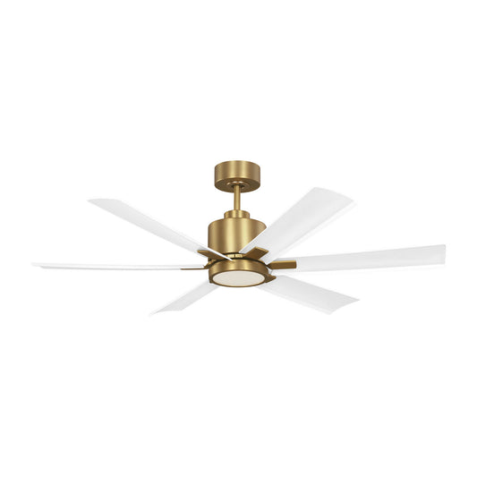 Flera Smart 52 LED 52"Ceiling Fan in Burnished Brass