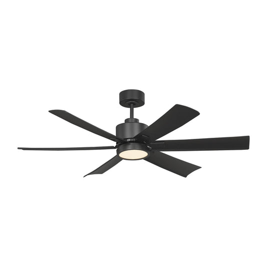 Flera Smart 52 LED 52"Ceiling Fan in Midnight Black