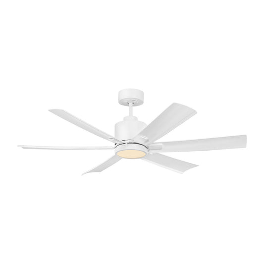 Flera Smart 52 LED 52"Ceiling Fan in Matte White