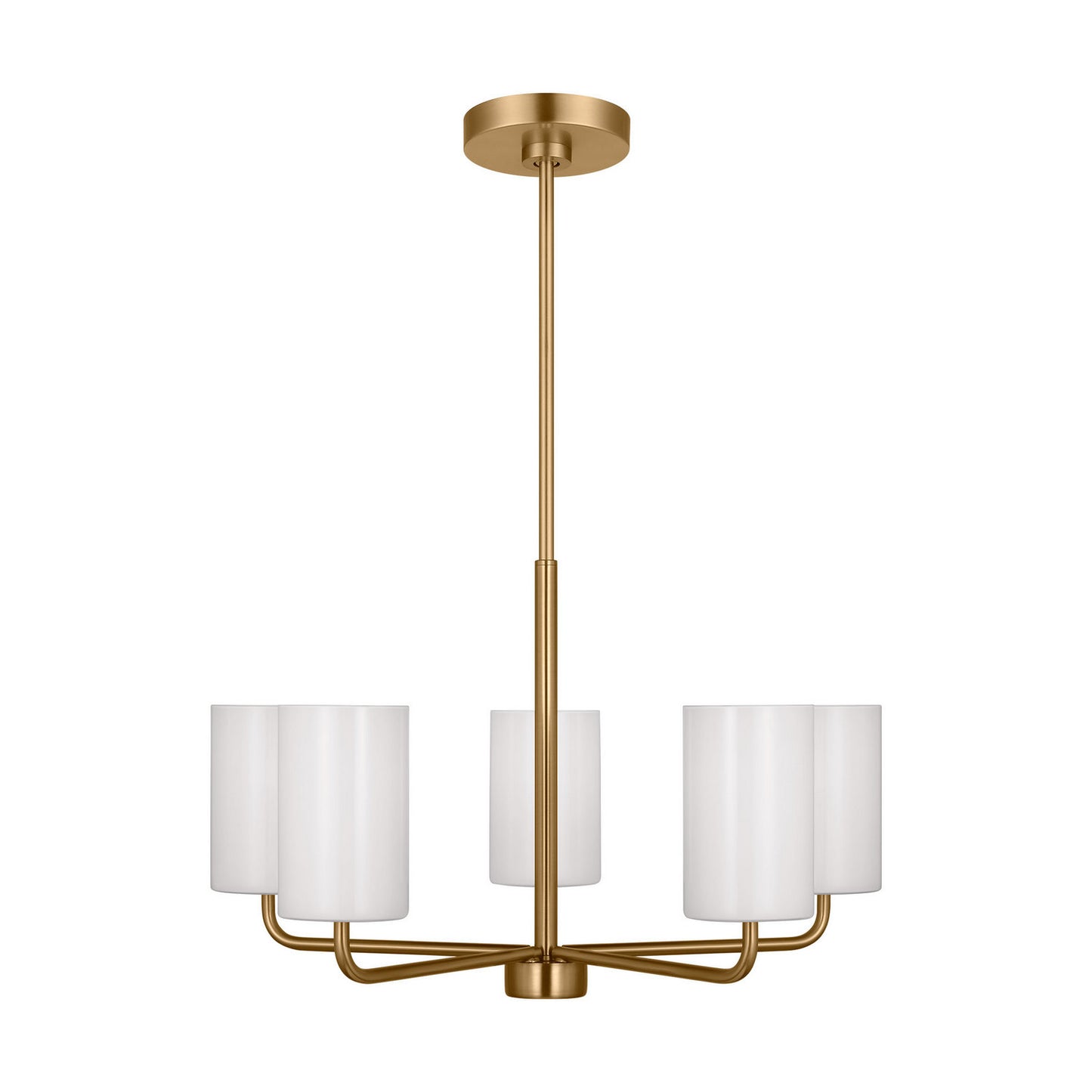 Generation Lighting - GLC1015EN3/SB - Five Light Chandelier - Rhett - Satin Bronze