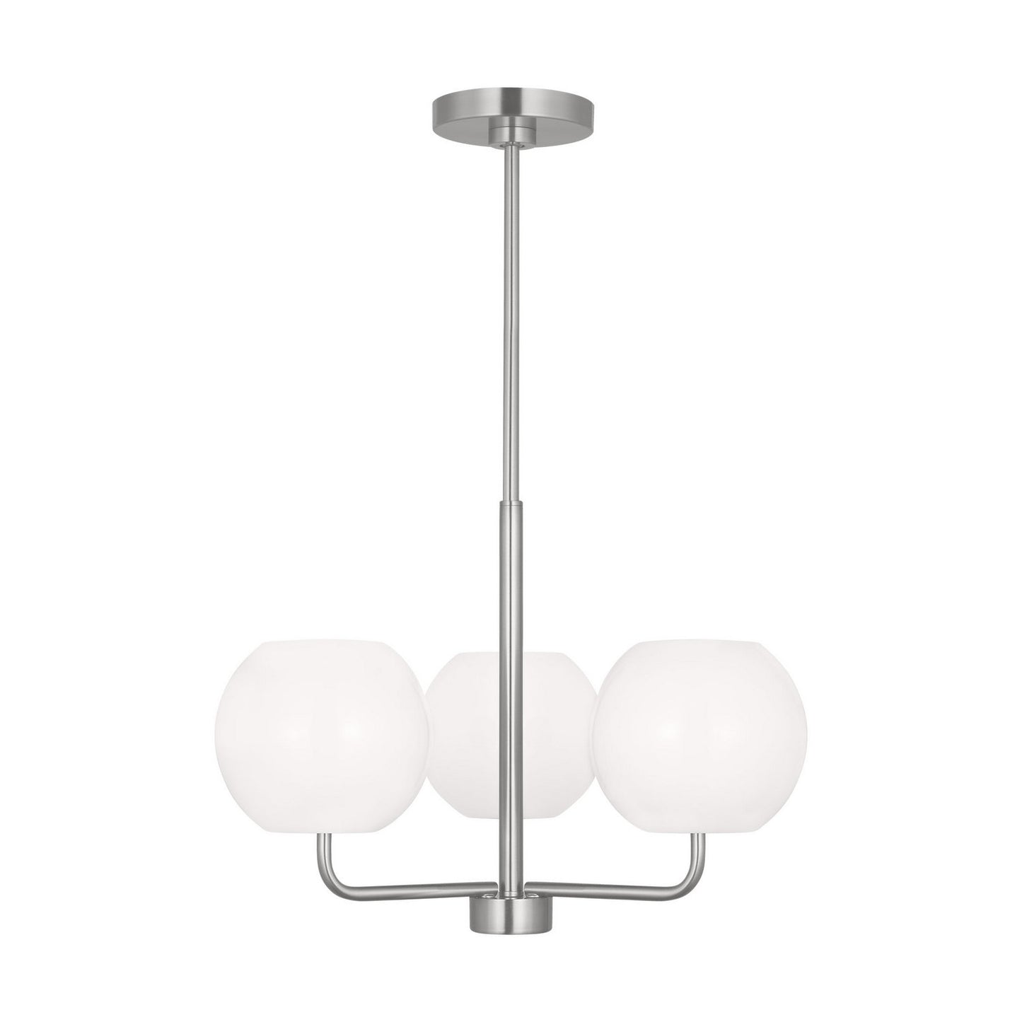 Generation Lighting - GLC1043EN3/BS - Three Light Chandelier - Rory - Brushed Steel