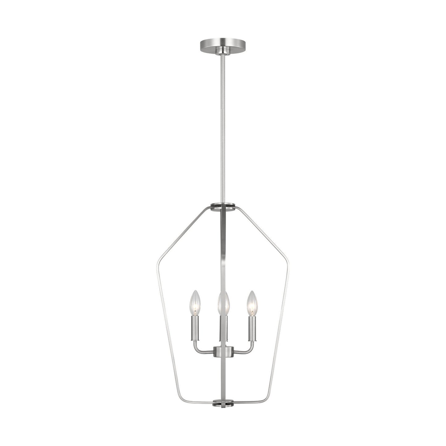 Kennan Four Light Chandelier in Brushed Nickel