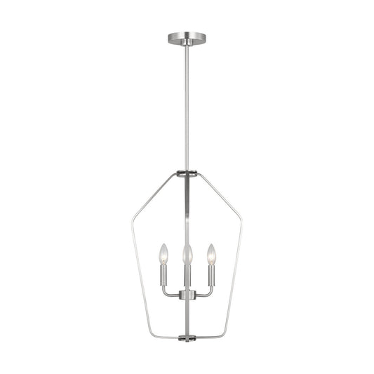 Kennan Four Light Chandelier in Brushed Nickel