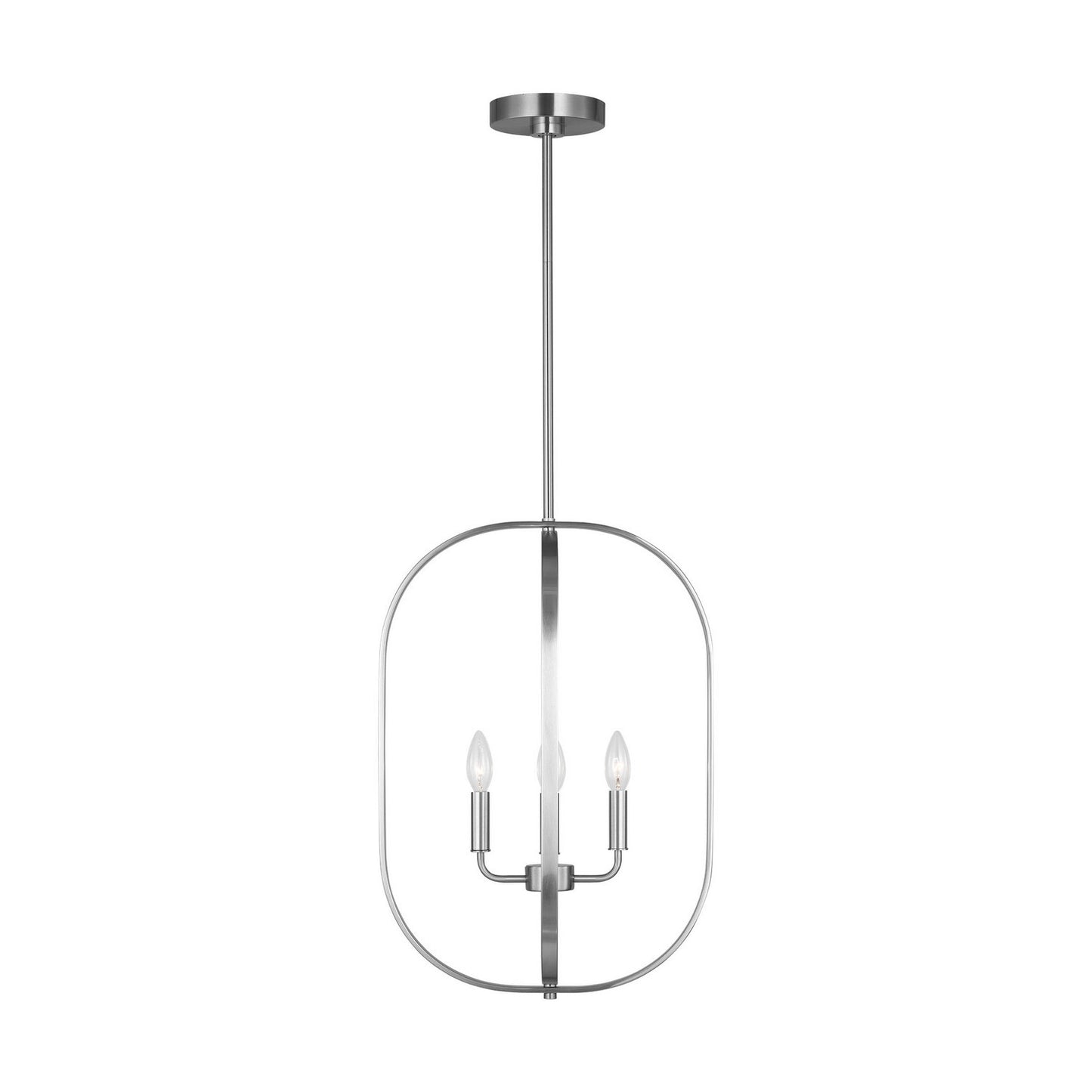 Generation Lighting - GLC1304BS - Four Light Chandelier - Loretto - Brushed Nickel