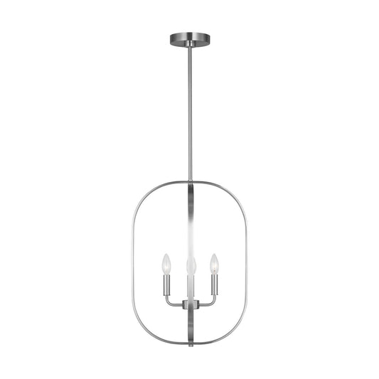 Loretto Four Light Chandelier in Brushed Nickel