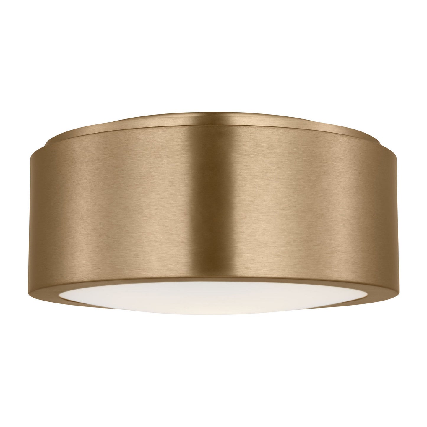Albee Flush Mount in Satin Brass