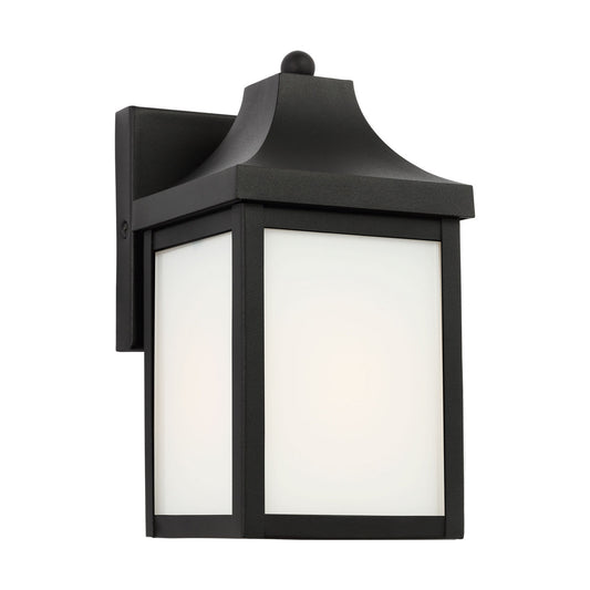 Saybrook One Light Lantern in Textured Black