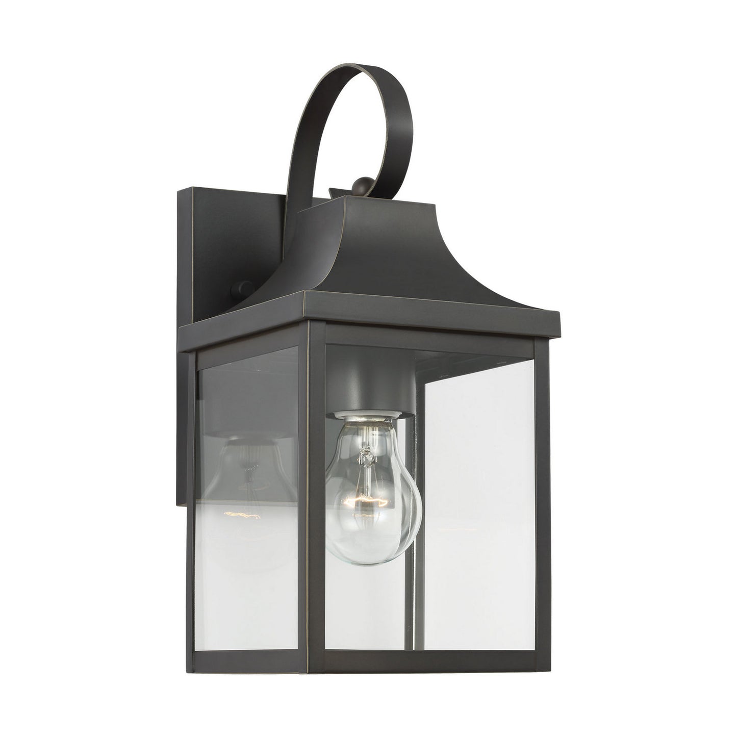 Saybrook One Light Lantern in Antique Bronze