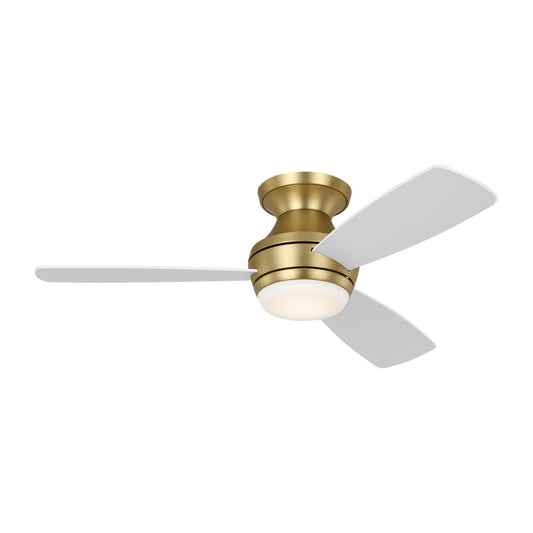 Ikon 44 Hugger LED 44" Ceiling Fan in Burnished Brass