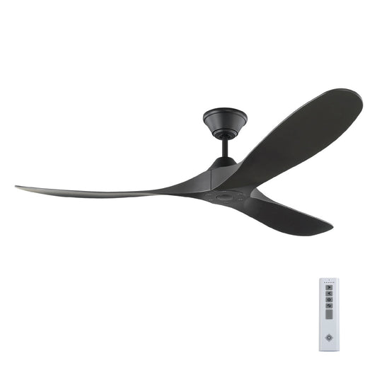 Maverick Coastal 60 60" Ceiling Fan in Midnight Black