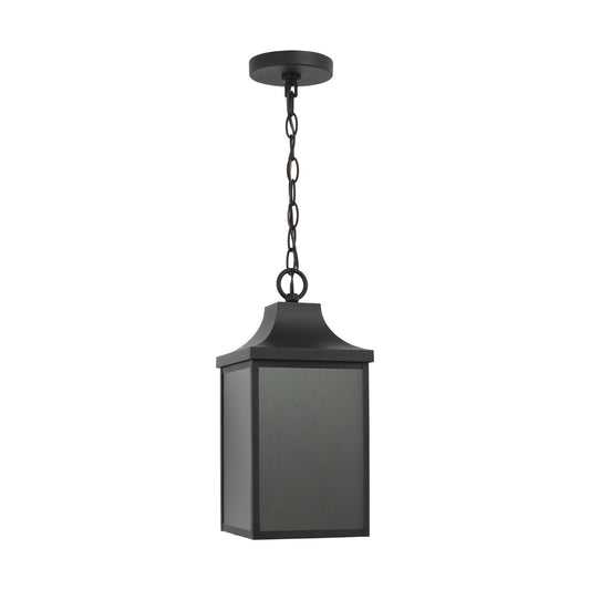 Saybrook One Light Pendant in Textured Black
