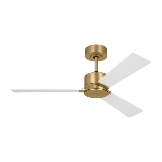 Rozzen 44 44" Ceiling Fan in Burnished Brass