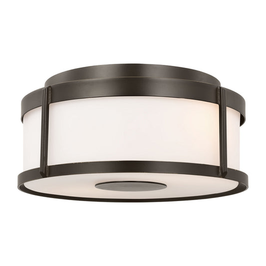 Luning Flush Mount in Antique Bronze