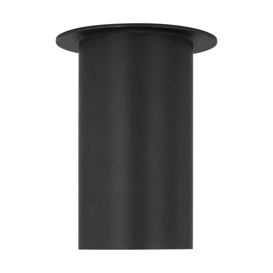 Archer One Light Flush Mount in Midnight Black