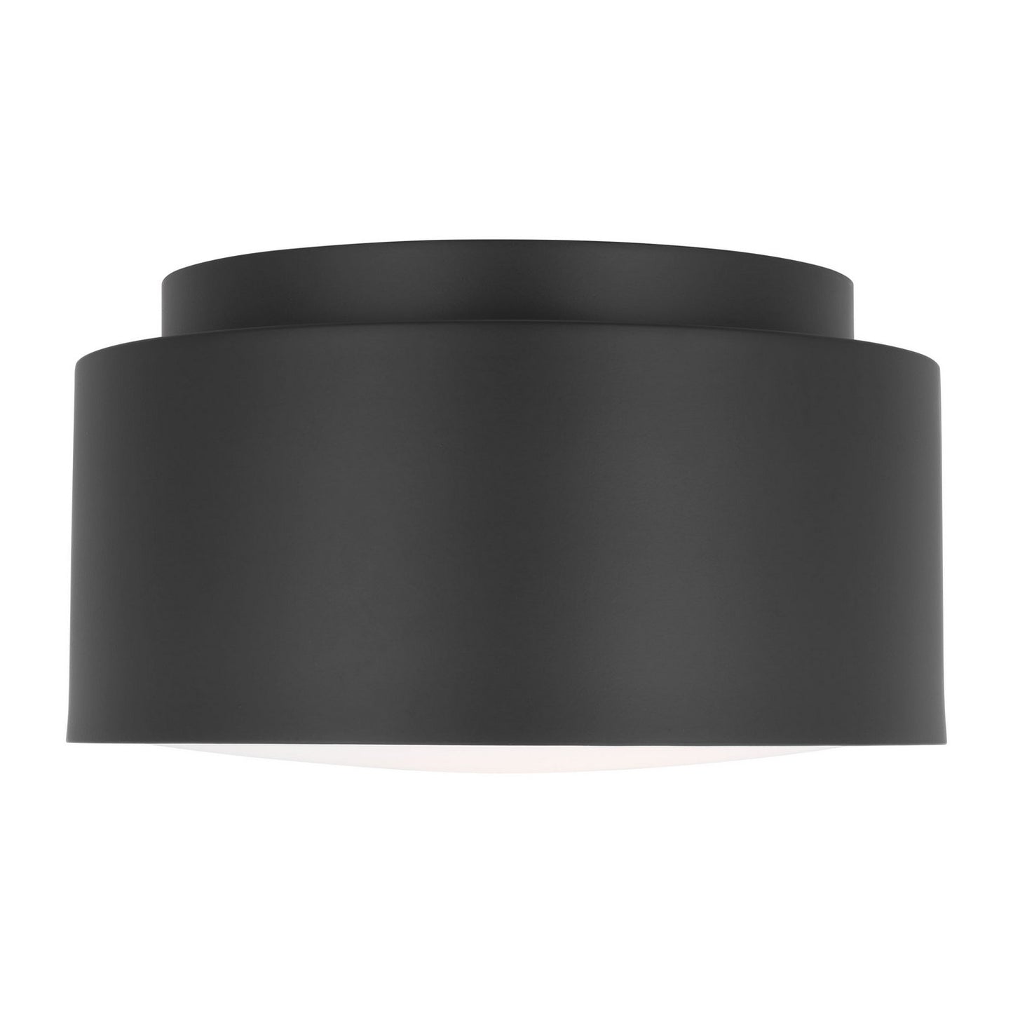 Dartmore One Light Flush Mount in Midnight Black