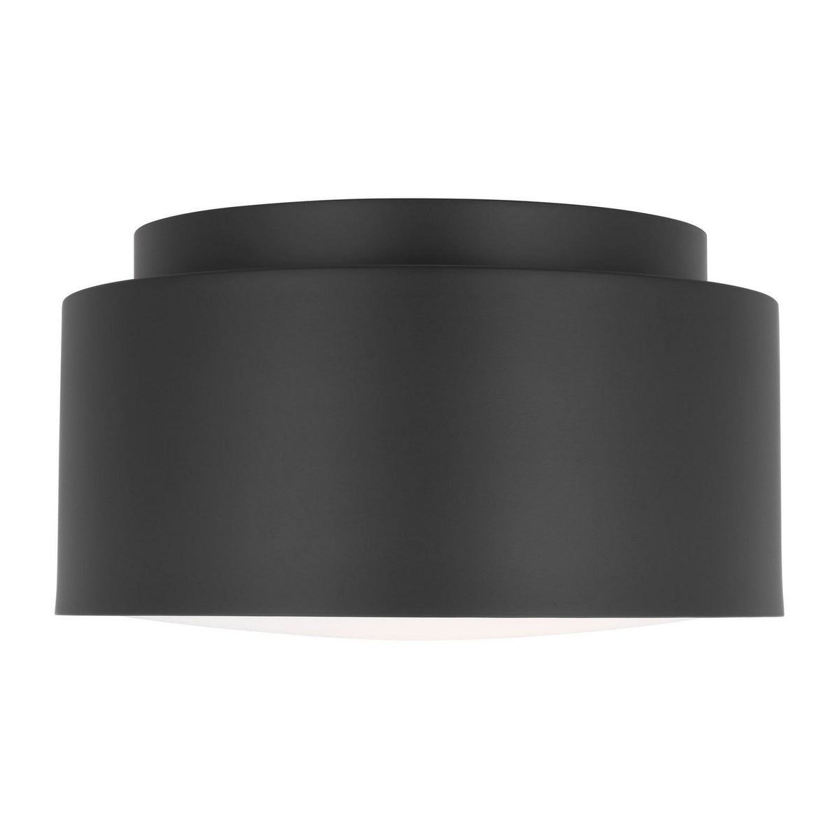 Dartmore One Light Flush Mount in Midnight Black