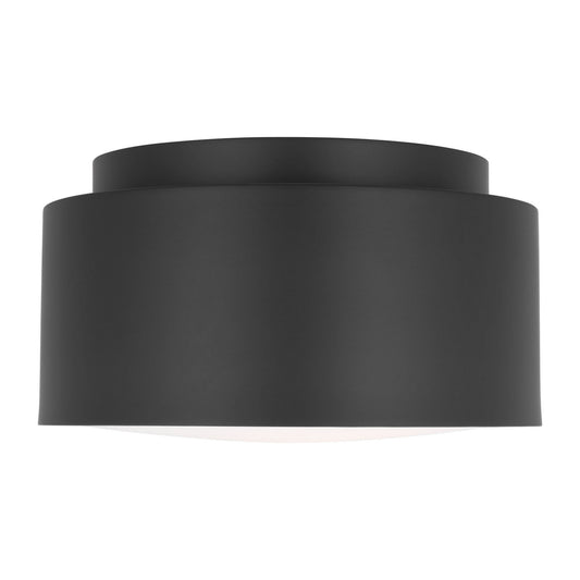 Dartmore One Light Flush Mount in Midnight Black