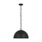 Whare One Light Pendant in Aged Iron